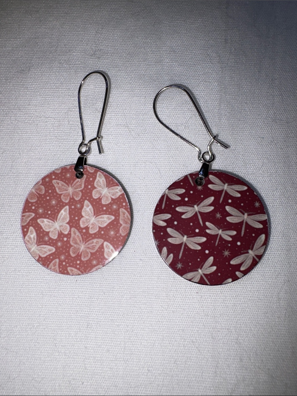 Butterflies and dragonflies earrings